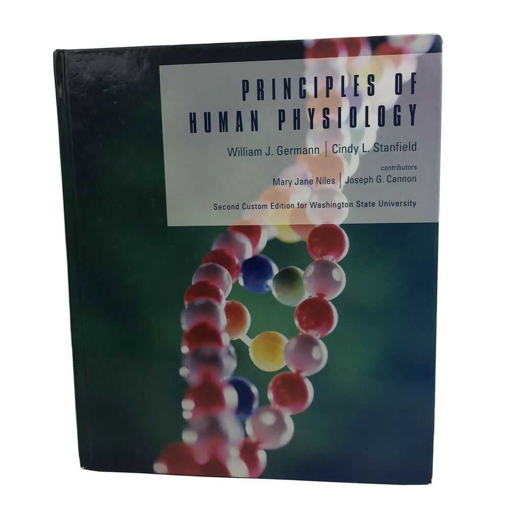 Principles Of Human Physiology Book WSU Edition